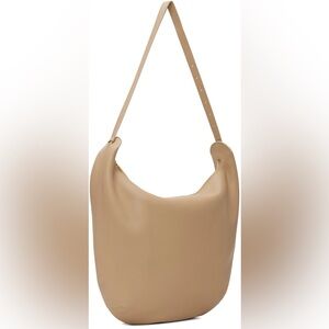 New The Row Allie Leather Hobo Bag